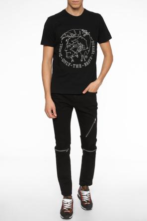 Logo-embroidered t-shirt, zdjęcie 2 Logo-embroidered t-shirt od Diesel